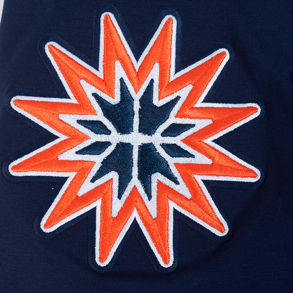 WNBA  CONNECTICUT SUN CLASSIC CHENILLE MEN'S SINGLE JERSEY TEE (MIDNIGHT NAVY) - Image 8