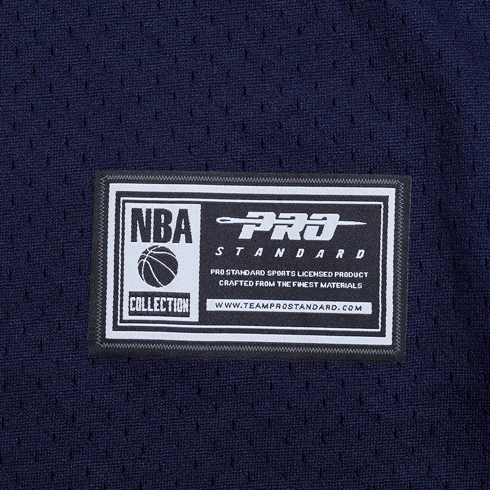 WNBA CONNECTICUT SUN MESH MEN'S BUTTON DOWN SHIRT (MIDNIGHT NAVY/ORANGE) - Image 8