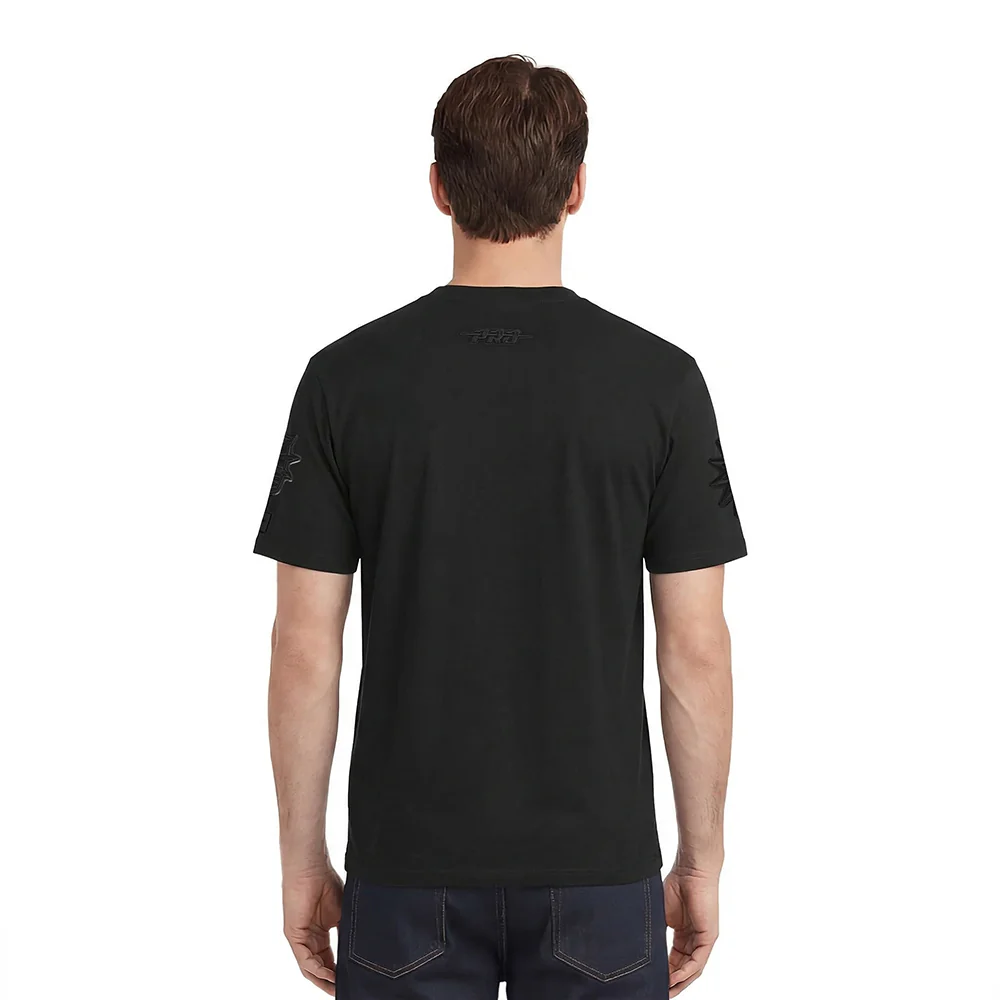 WNBA  CONNECTICUT SUN TRIPLE BLACK MEN'S SINGLE JERSEY TEE (BLACK) - Image 2