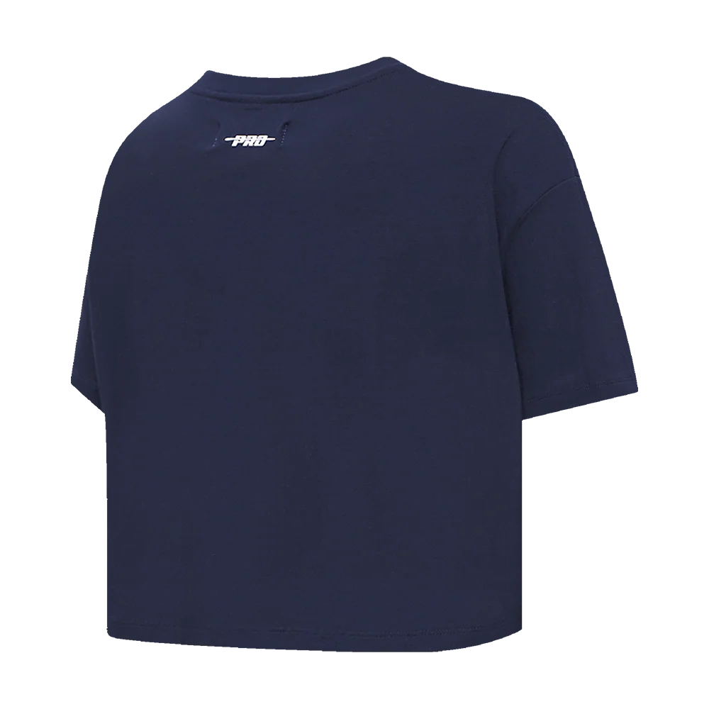 WNBA CONNECTICUT SUN RETRO CLASSICS WOMEN'S SINGLE JERSEY BOXY TEE (MIDNIGHT NAVY) - Image 3