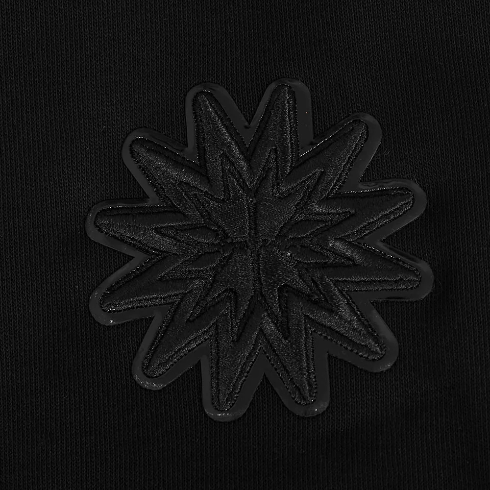 WNBA  CONNECTICUT SUN TRIPLE BLACK WOMEN'S FLEECE CREWNECK (BLACK) - Image 8