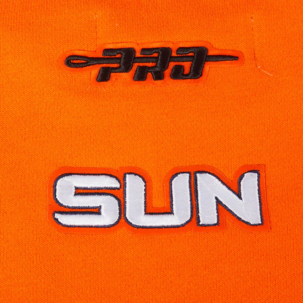 WNBA CONNECTICUT SUN CLASSIC ESSENTIALS WOMEN'S FLEECE CREWNECK (ORANGE) - Image 8