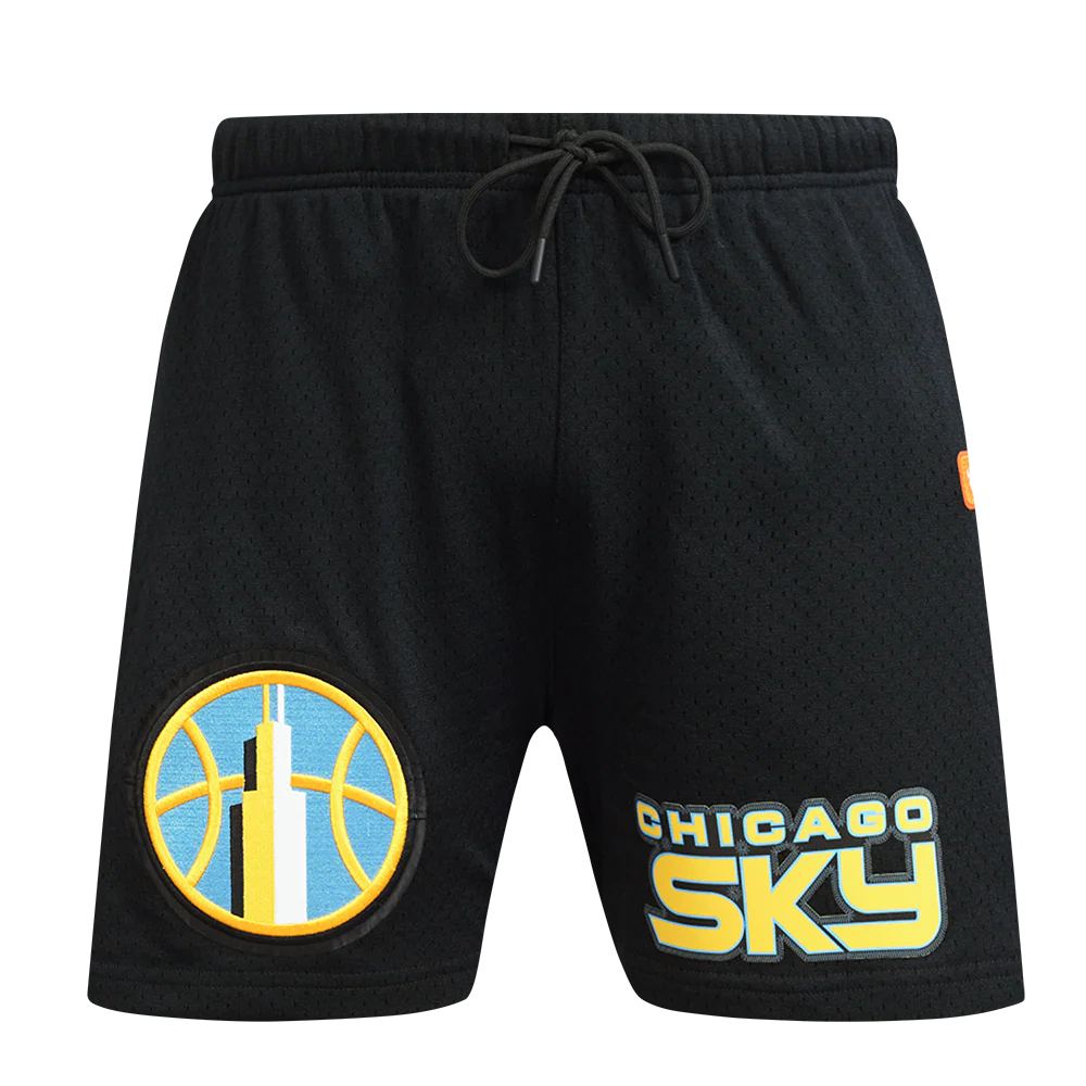 WNBA CHICAGO SKY MESH MEN'S SHORT (BLACK) - Image 5