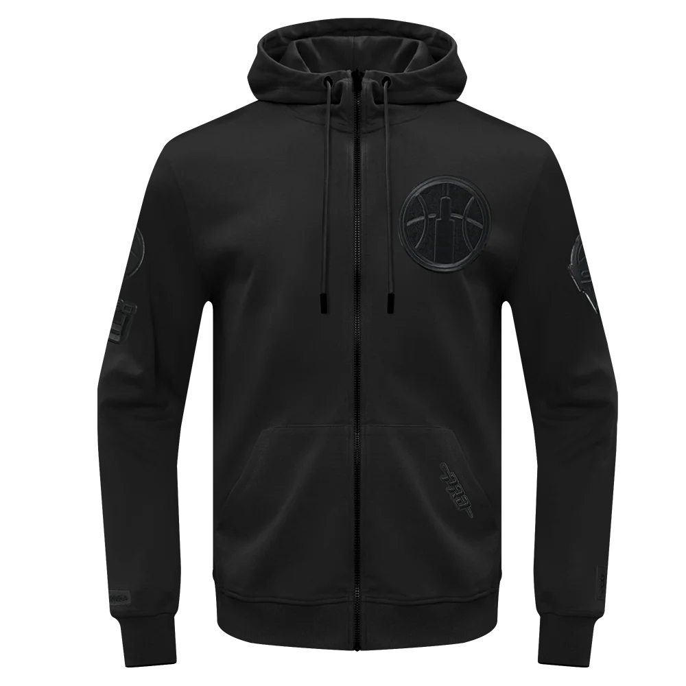 WNBA CHICAGO SKY TRIPLE BLACK MEN'S DK FZ PO HOODIE (BLACK)
