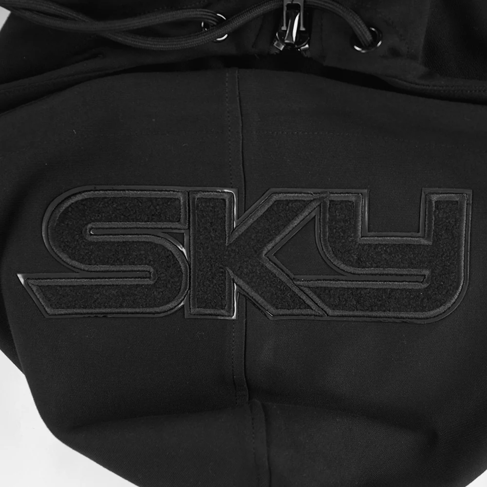 WNBA CHICAGO SKY TRIPLE BLACK MEN'S DK FZ PO HOODIE (BLACK) - Image 7