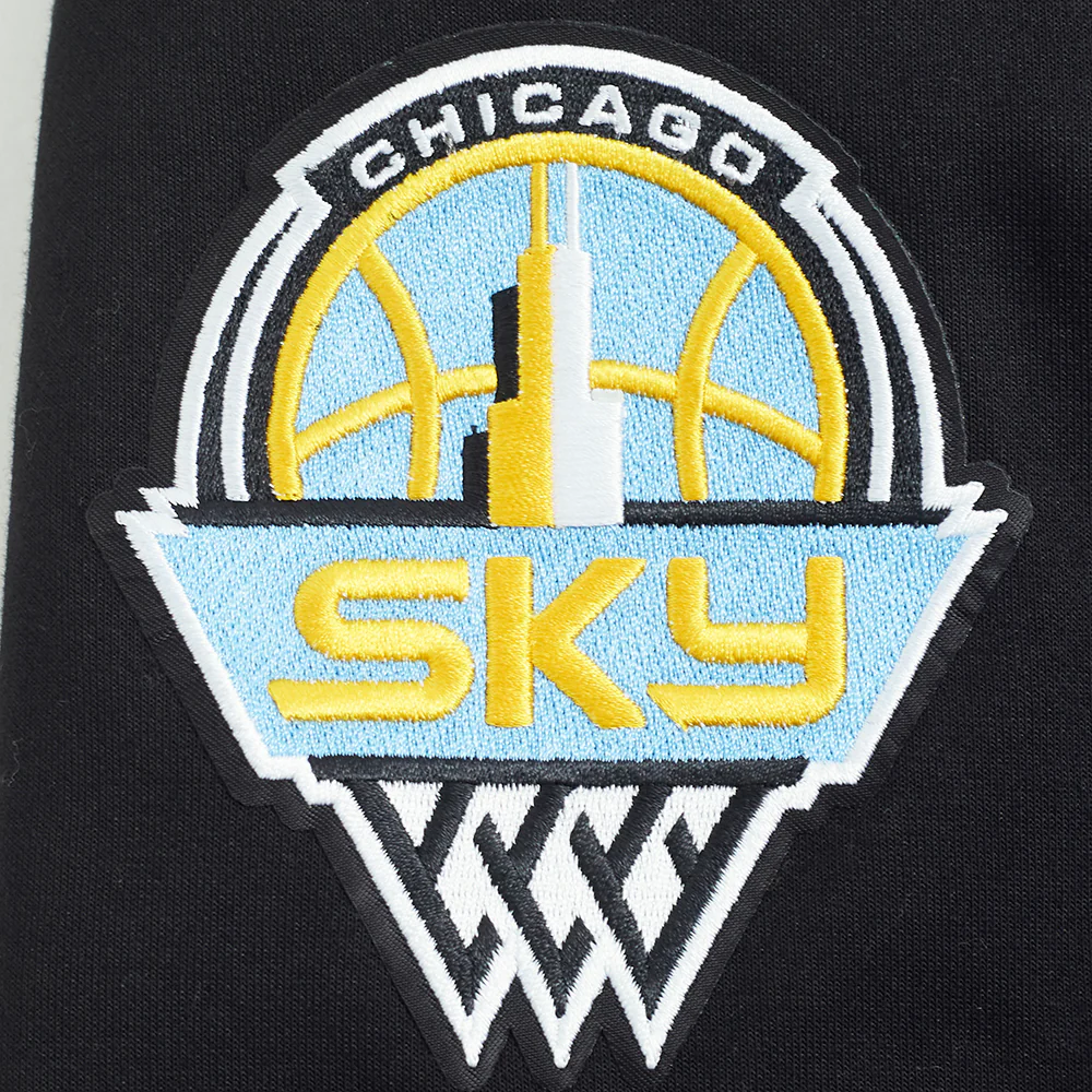 WNBA CHICAGO SKY ANGEL REESE #5 CLASSIC PLAYER NAME AND NUMBER MEN'S FLEECE PULLOVER HOODIE (BLACK) - Image 8
