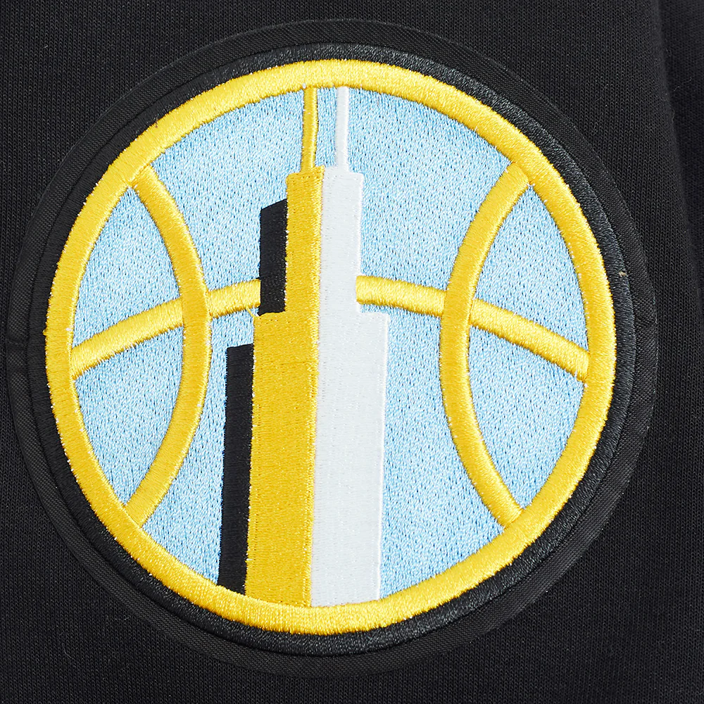 WNBA CHICAGO SKY ANGEL REESE #5 CLASSIC PLAYER NAME AND NUMBER MEN'S FLEECE PULLOVER HOODIE (BLACK) - Image 9