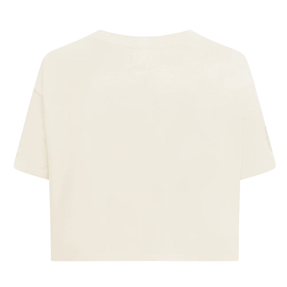 WNBA  CHICAGO SKY NEUTRAL WOMEN'S SINGLE JERSEY BOXY TEE (EGGSHELL) - Image 5