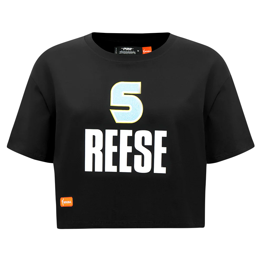 WNBA CHICAGO SKY ANGEL REESE #5 CLASSIC PLAYER NAME AND NUMBER WOMEN'S (BLACK) - Image 3