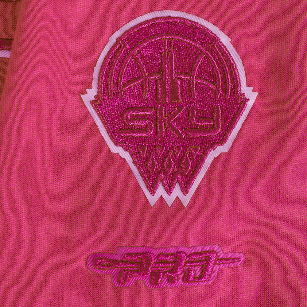 WNBA CHICAGO SKY CLASSIC TRIPLE PINK BIG GIRLS FLC CREWNECK (BEETROOT PURPLE) - Image 7