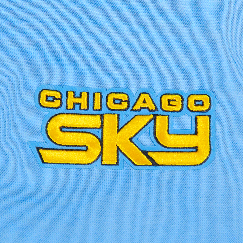 WNBA CHICAGO SKY RETRO CLASSICS WOMEN'S RIB FLEECE CREWNECK (UNIVERSITY BLUE) - Image 6