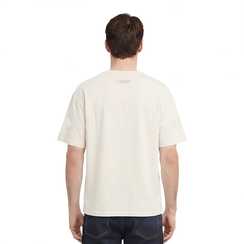 WNBA GOLDEN STATE VALKYRIES NEUTRAL MEN'S CJ DROP SHOULDER TEE (EGGSHELL) - Image 2