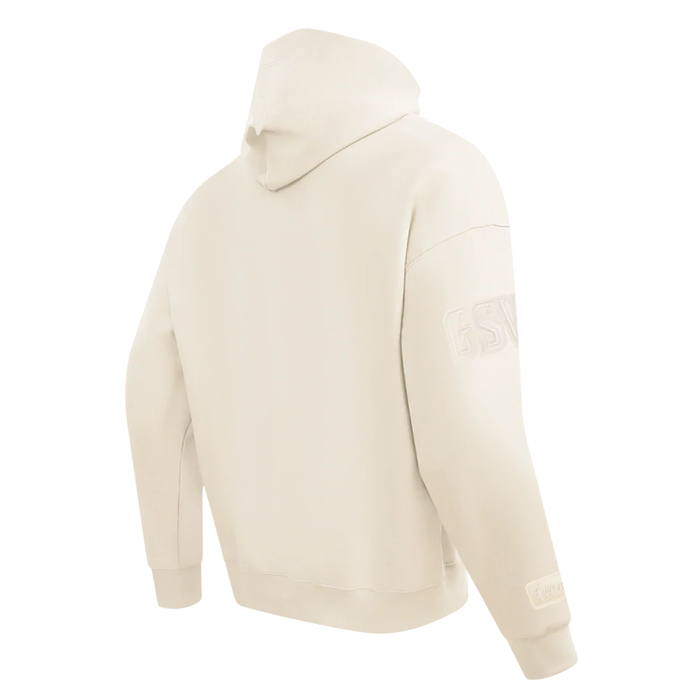 WNBA GOLDEN STATE VALKYRIES NEUTRAL MEN'S DROP SHOULDER FLC PO HOODIE (EGGSHELL) - Image 6