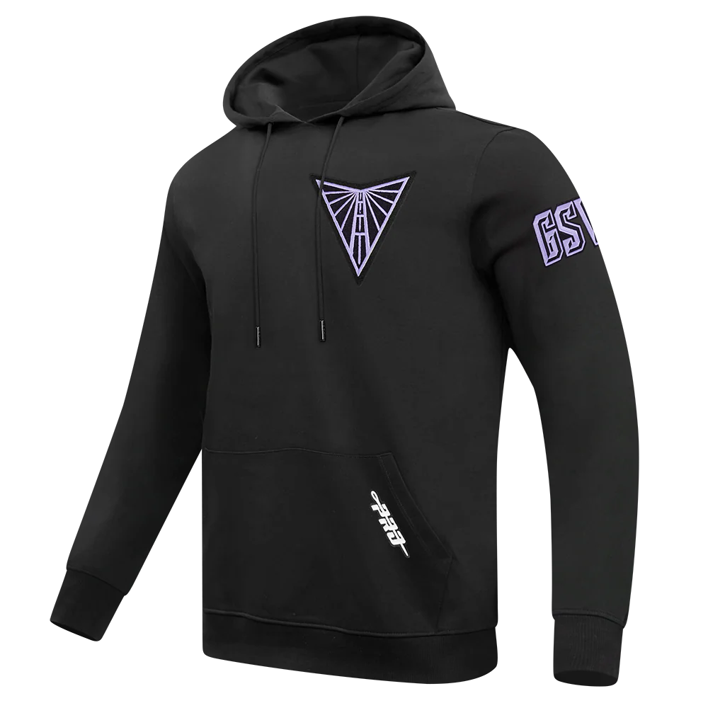 WNBA GOLDEN STATE VALKYRIES CLASSIC CHENILLE MEN'S DK PO HOODIE (BLACK) - Image 4