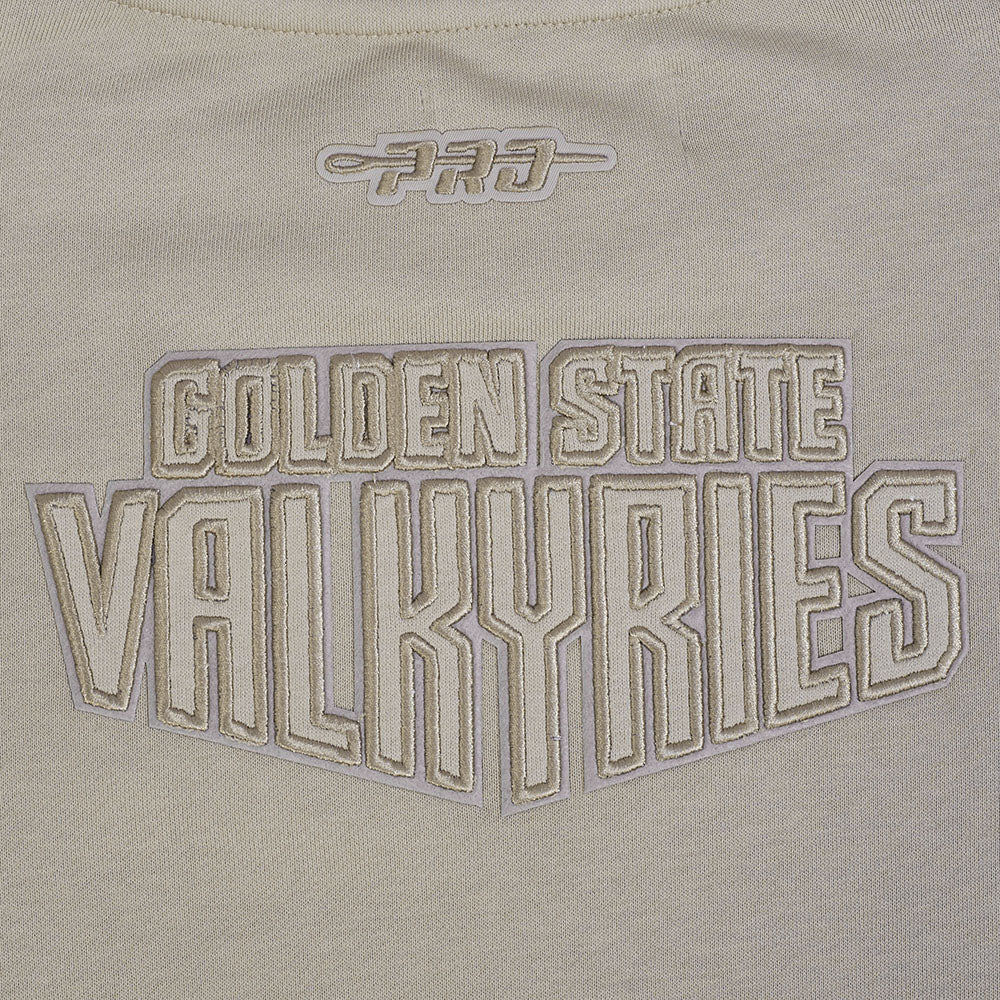WNBA GOLDEN STATE VALKYRIES NEUTRAL WOMEN'S FLC CREWNECK (TAUPE) - Image 7
