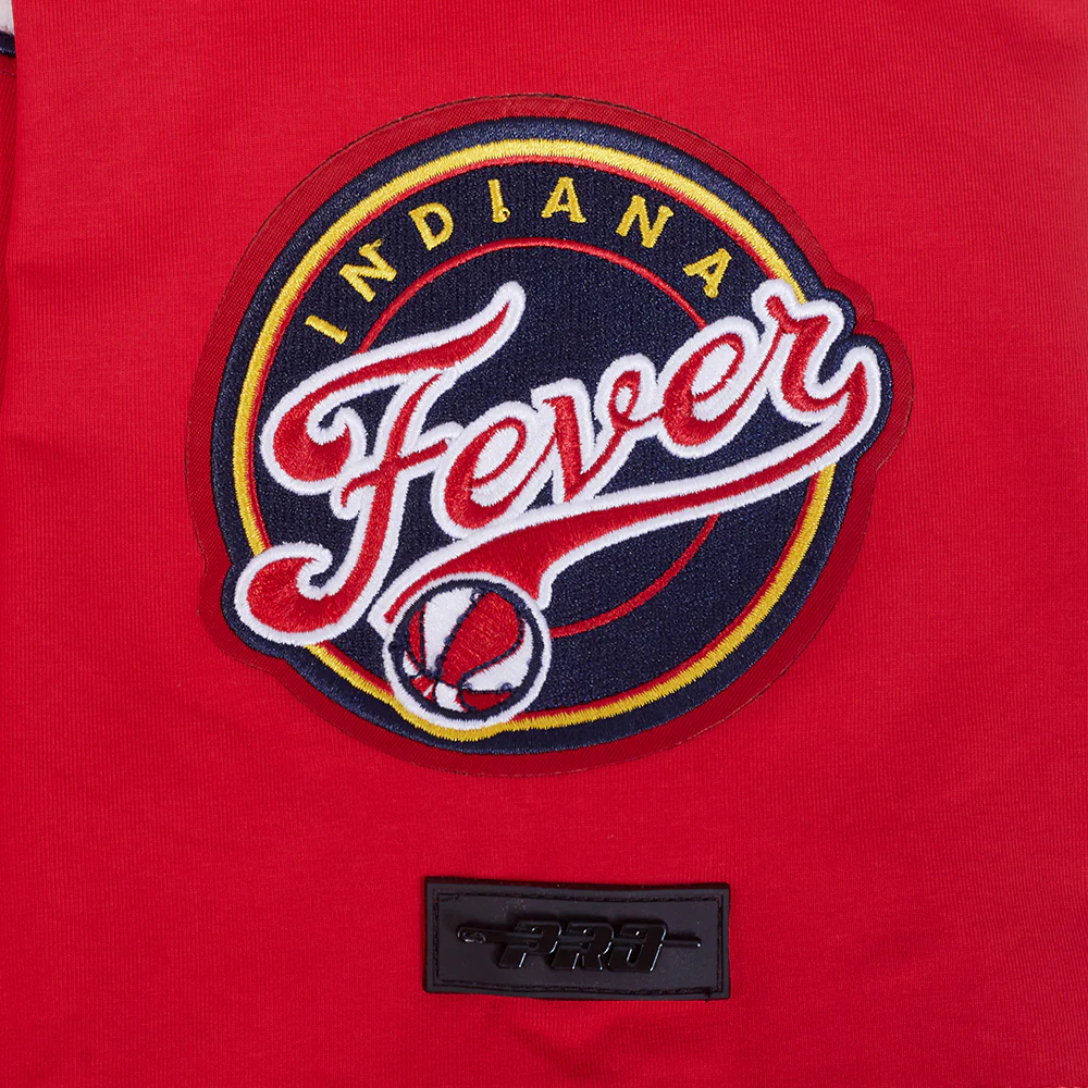 WNBA INDIANA FEVER CLASSIC CHENILLE MEN'S SINGLE JERSEY TEE (RED) - Image 11