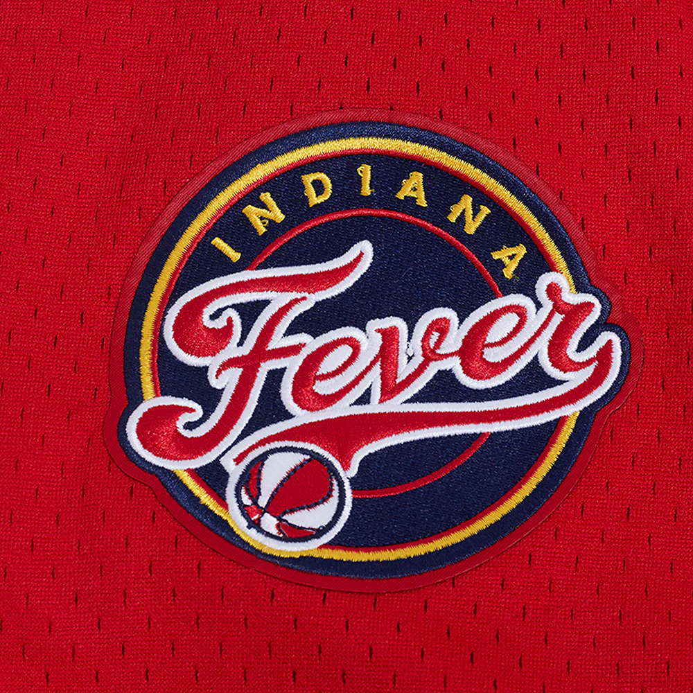 WNBA  INDIANA FEVER MESH MEN'S BUTTON DOWN SHIRT (RED) - Image 6