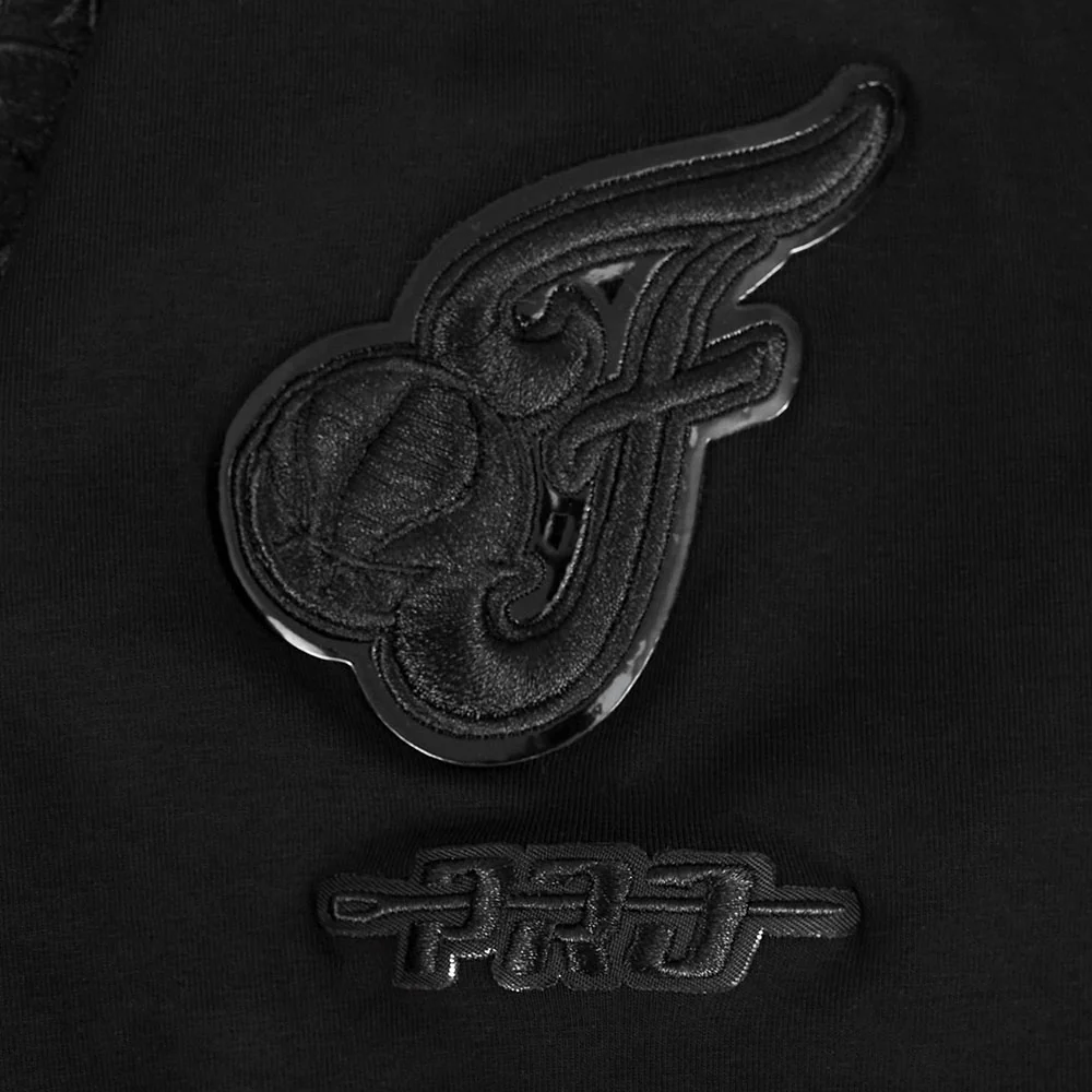WNBA INDIANA FEVER TRIPLE BLACK WOMEN'S SINGLE JERSEY BOXY TEE (BLACK) - Image 7