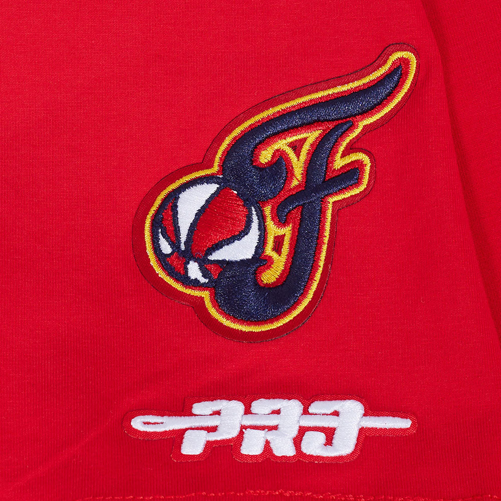 WNBA INDIANA FEVER CLASSIC ESSENTIALS WOMEN'S SINGLE JERSEY BOXY TEE (RED) - Image 7