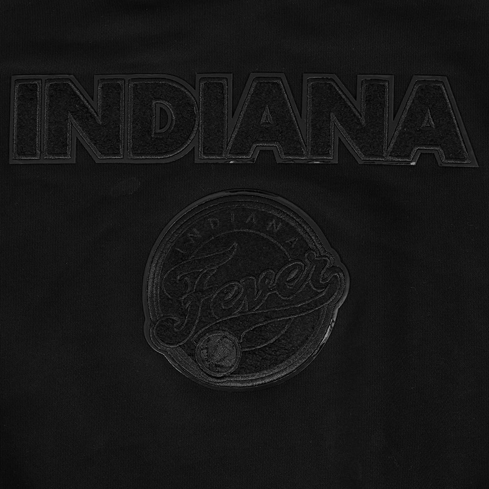 WNBA INDIANA FEVER TRIPLE BLACK WOMEN'S FLEECE CREWNECK (BLACK) - Image 8
