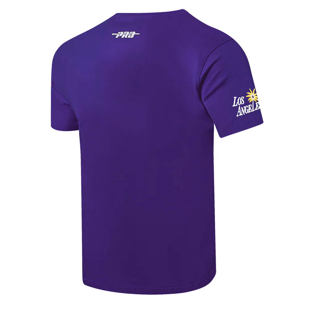WNBA LOS ANGELES SPARKS CLASSIC CHENILLE MEN'S SJ TEE (PURPLE) - Image 4