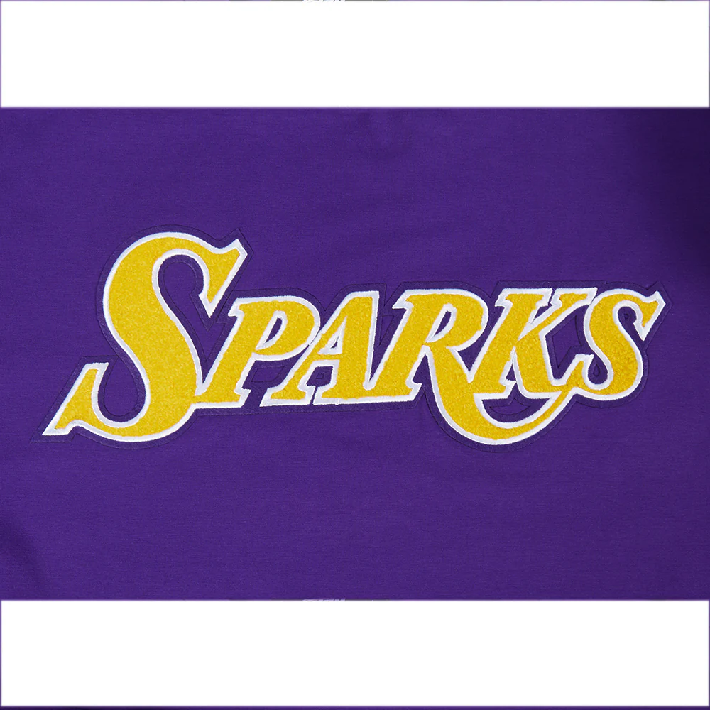 WNBA LOS ANGELES SPARKS CLASSIC CHENILLE MEN'S SJ TEE (PURPLE) - Image 5