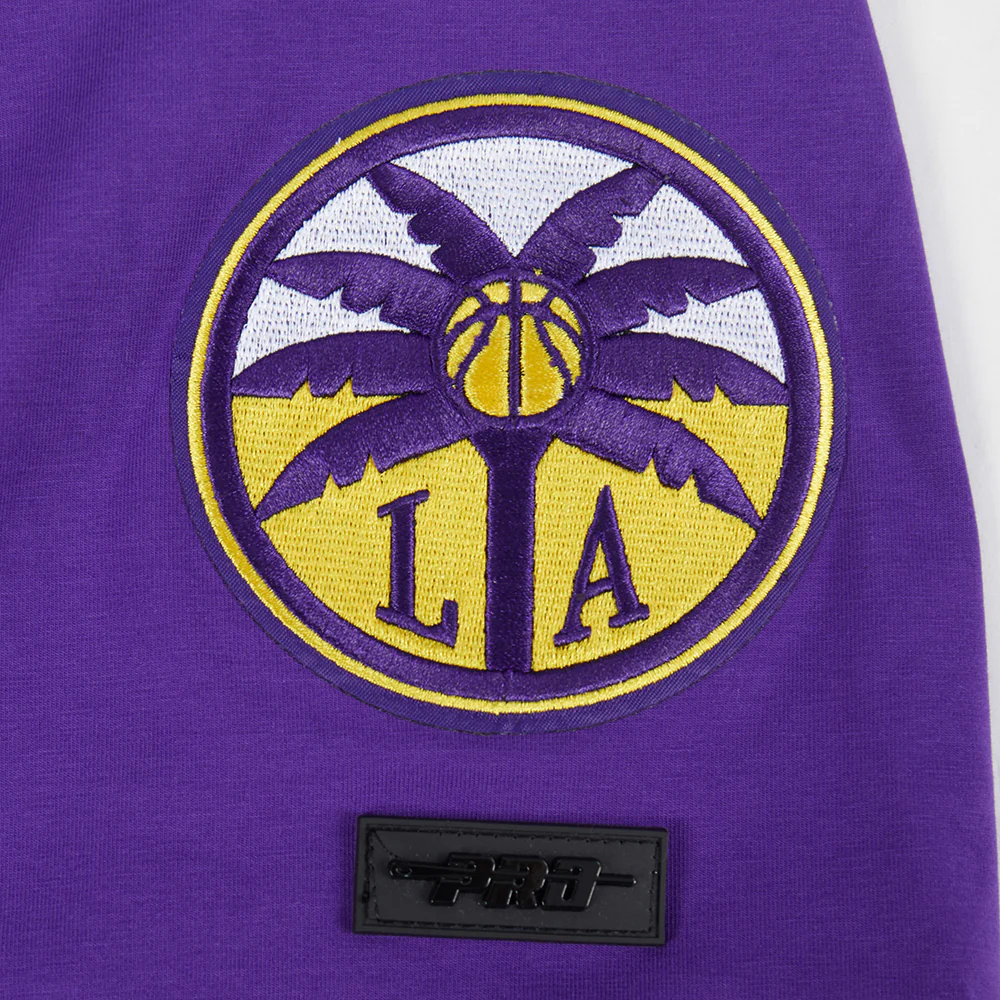 WNBA LOS ANGELES SPARKS CLASSIC CHENILLE MEN'S SJ TEE (PURPLE) - Image 6