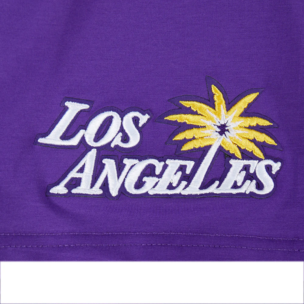 WNBA LOS ANGELES SPARKS CLASSIC CHENILLE MEN'S SJ TEE (PURPLE) - Image 7