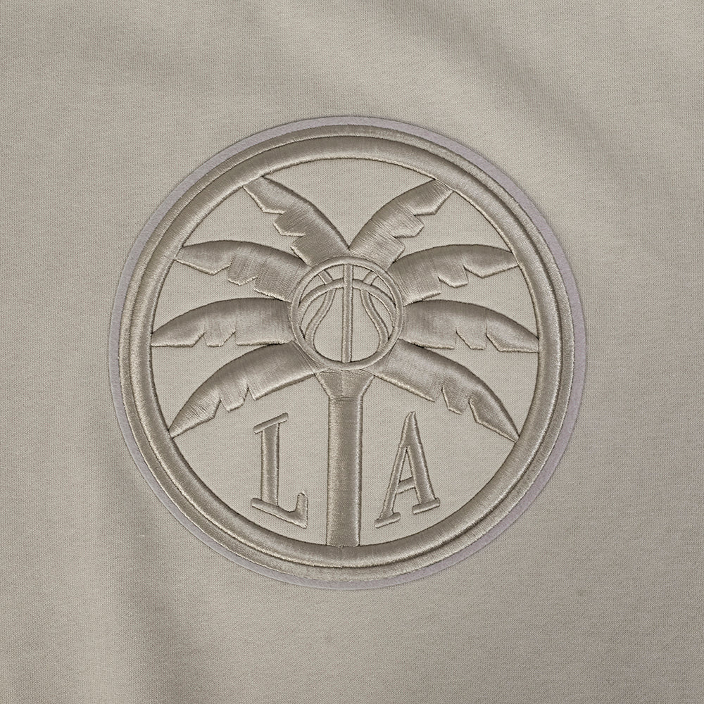 WNBA LOS ANGELES SPARKS NEUTRAL MEN'S DROP SHOULDER FLC CREWNECK (TAUPE) - Image 10