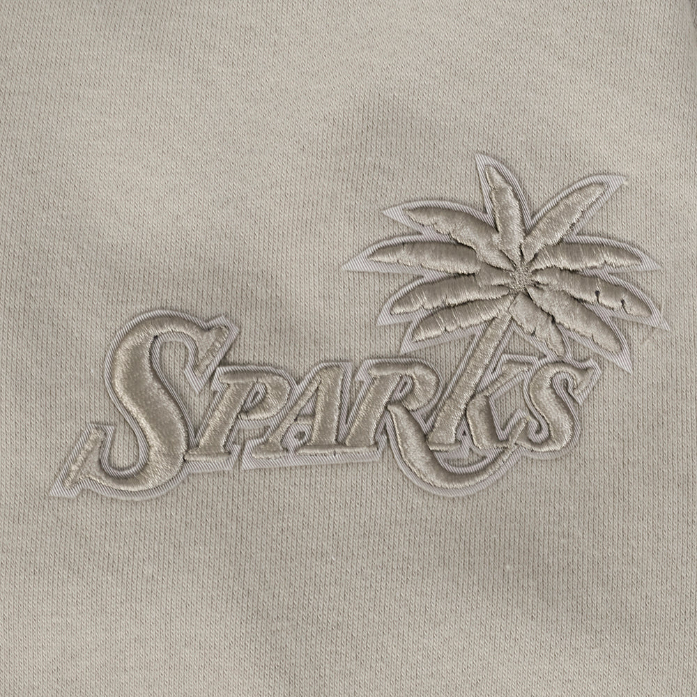 WNBA LOS ANGELES SPARKS NEUTRAL MEN'S DROP SHOULDER FLC CREWNECK (TAUPE) - Image 7