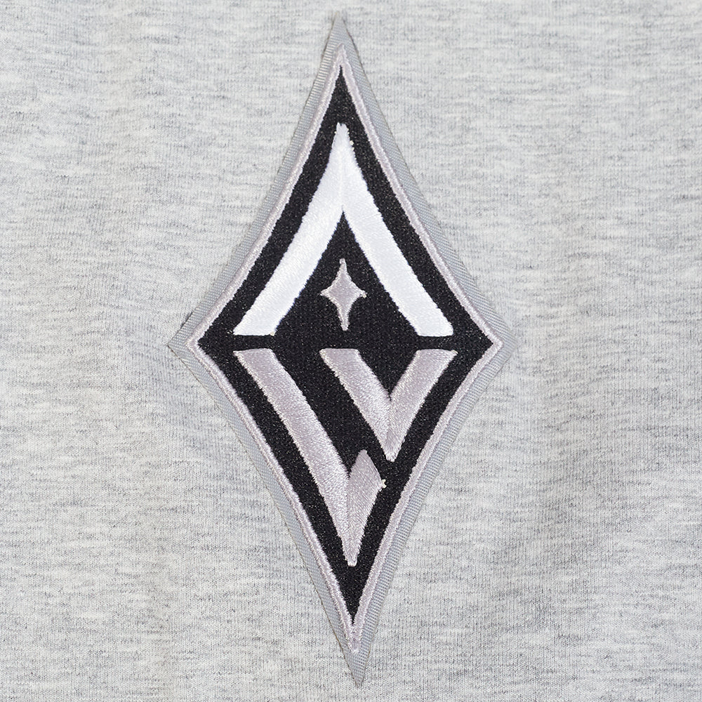 WNBA LAS VEGAS ACES CLASSIC CHENILLE MEN'S SJ TEE (HEATHER GREY) - Image 8