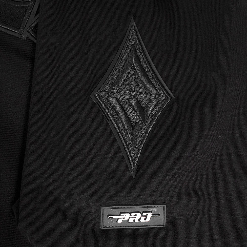 WNBA LAS VEGAS ACES TRIPLE BLACK MEN'S SINGLE JERSEY TEE (BLACK) - Image 10
