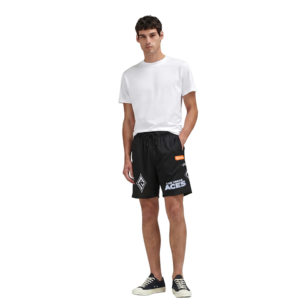 LAS VEGAS ACES MESH MEN'S SHORT (BLACK) - Image 3