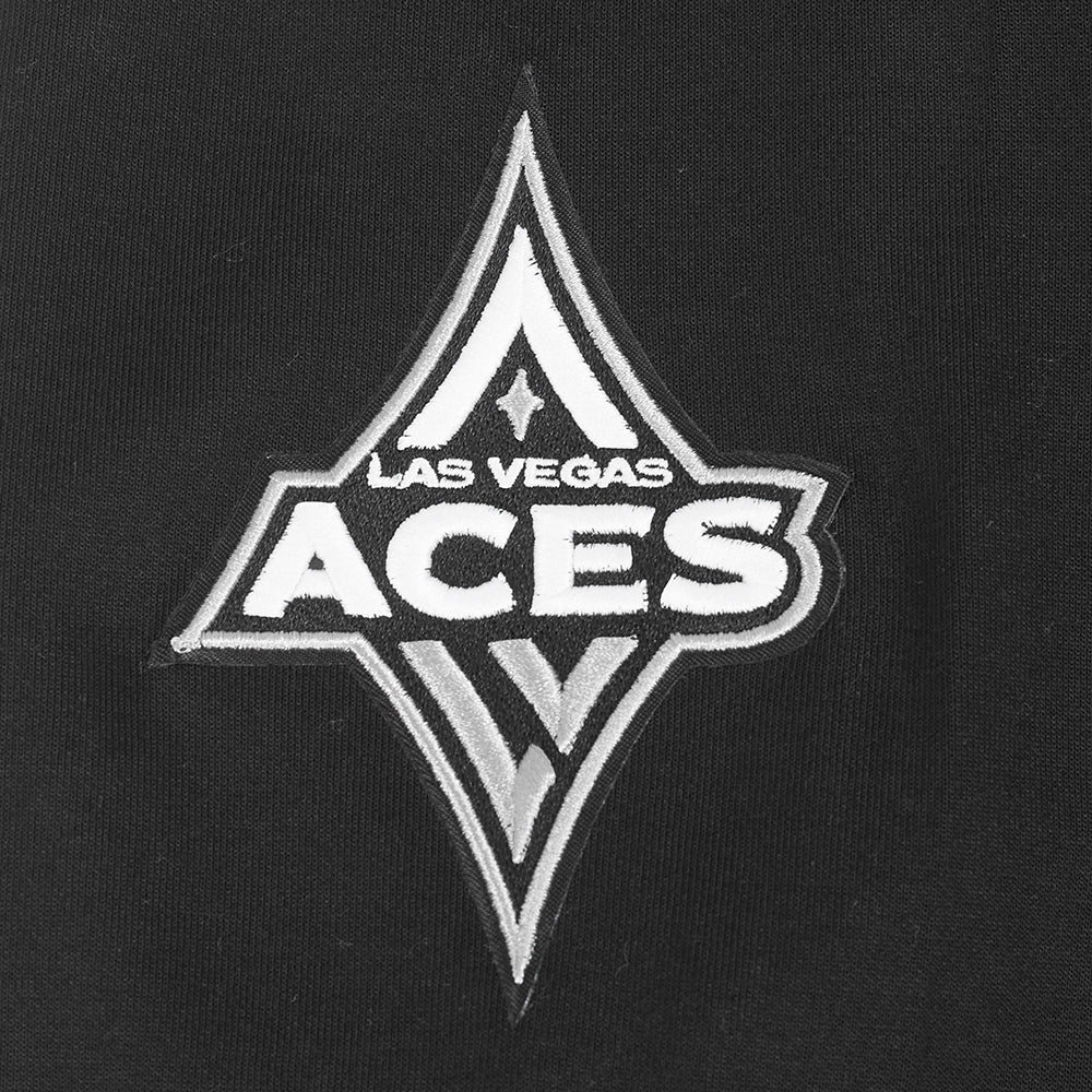 WNBA LAS VEGAS ACES A'JA WILSON #22 CLASSIC PLAYER NAME AND NUMBER MEN'S FLEECE PULLOVER HOODIE (BLACK) - Image 9