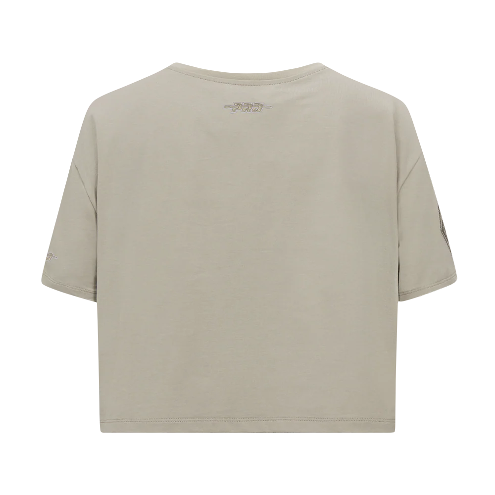WNBA LAS VEGAS ACES NEUTRAL WOMEN'S SINGLE JERSEY BOXY TEE (TAUPE) - Image 5