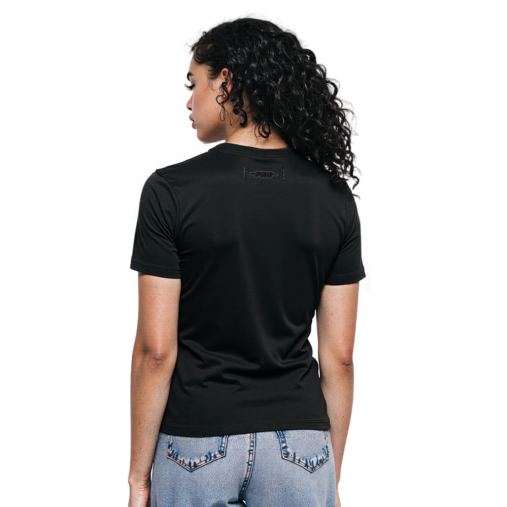 WNBA LAS VEGAS ACES TRIPLE BLACK WOMEN'S SS SLIM FIT TEE (BLACK) - Image 2