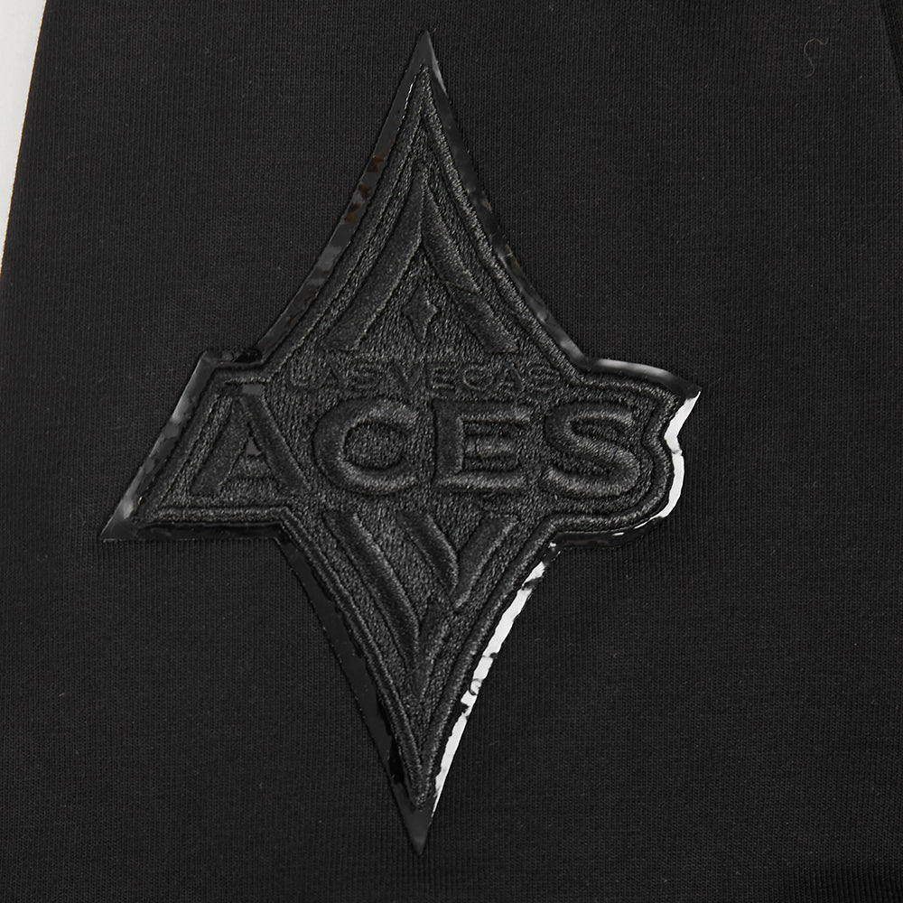WNBA LAS VEGAS ACES TRIPLE BLACK WOMEN'S SS SLIM FIT TEE (BLACK) - Image 7