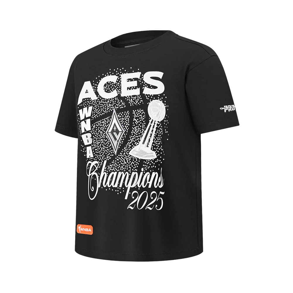 LAS VEGAS ACES WNBA FINALS 2025 BIG BOY'S SS TEE (BLACK) - Image 4