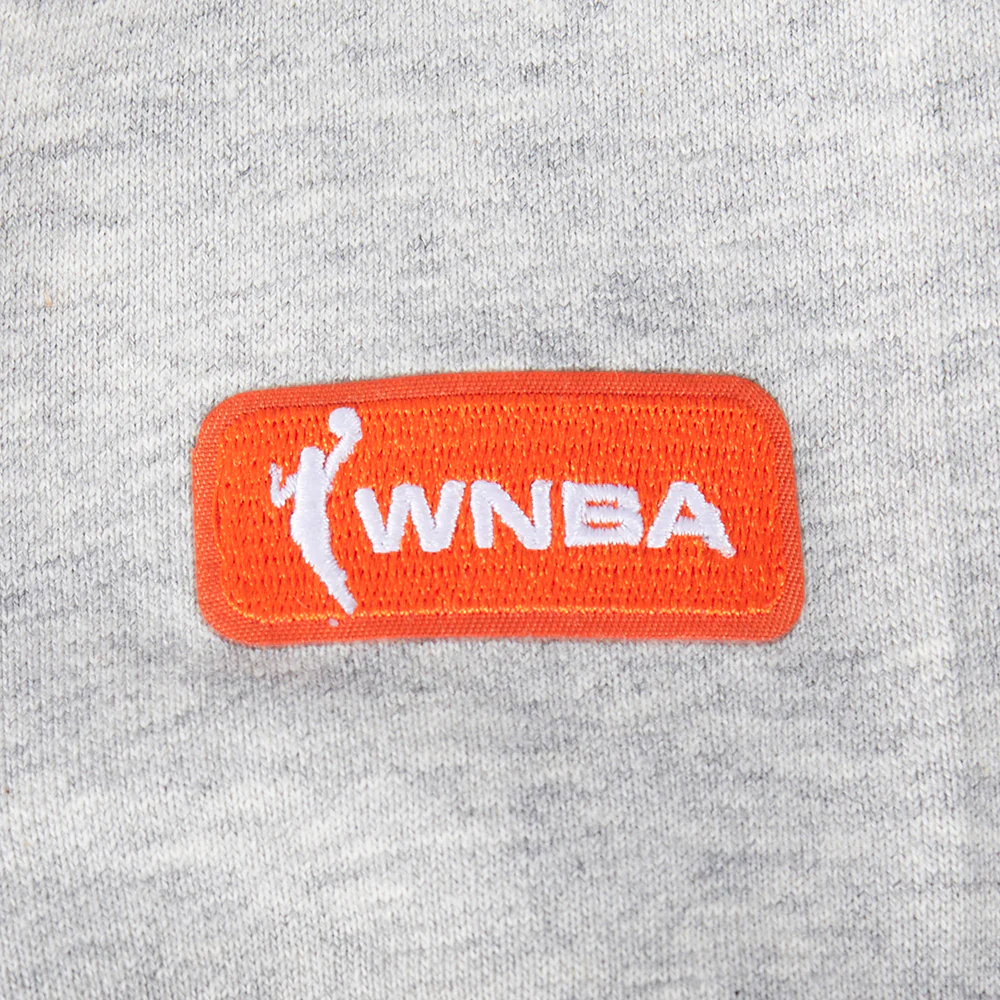 WNBA LAS VEGAS ACES CLASSIC ESSENTIALS WOMEN'S FLEECE CREWNECK (HEATHER GREY) - Image 7