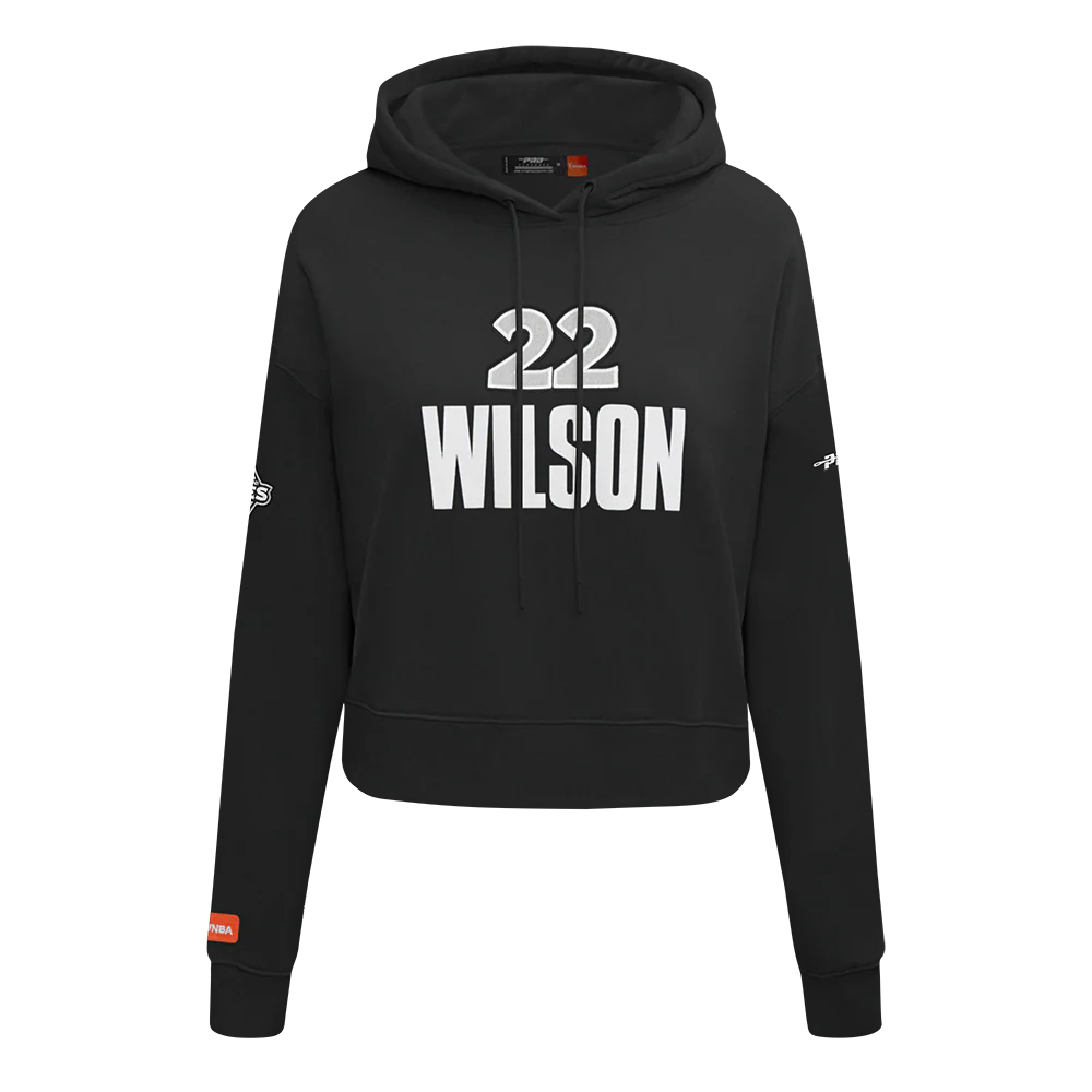 WNBA LAS VEGAS ACES A'JA WILSON #22 CLASSIC PLAYER NAME AND NUMBER (BLACK) - Image 3