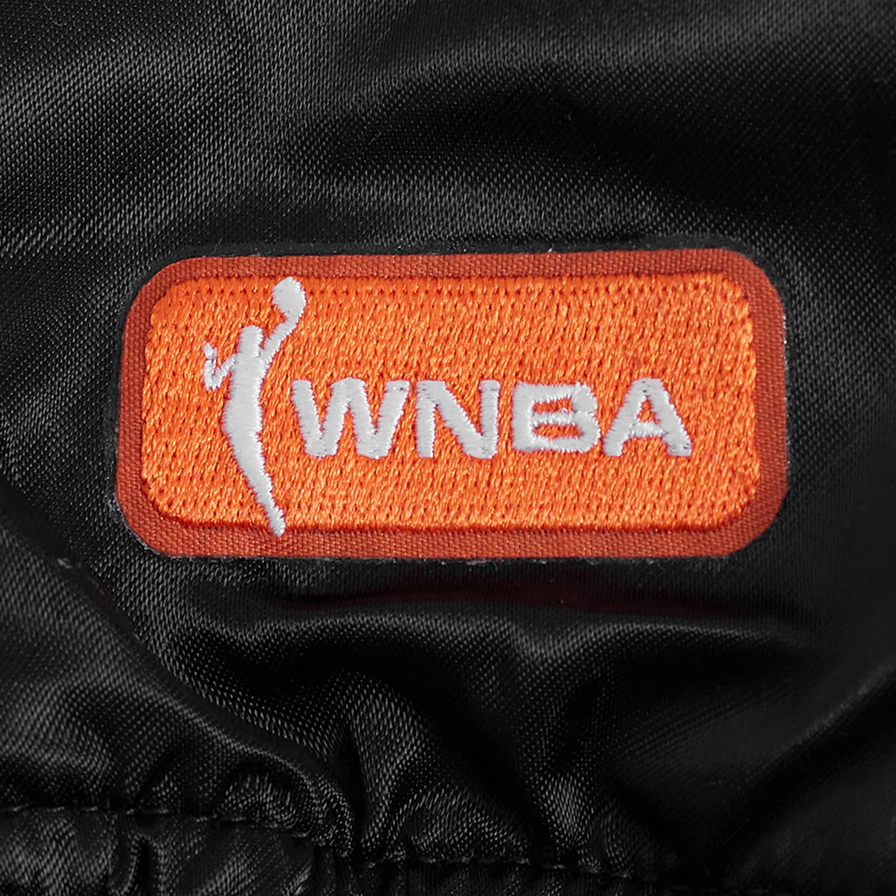 WNBA LAS VEGAS ACES JEWELS WOMEN'S SATIN JACKET (BLACK) - Image 7