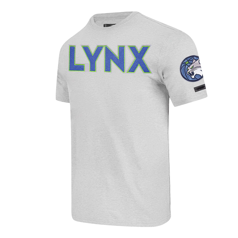WNBA MINNESOTA LYNX CLASSIC CHENILLE MEN'S SJ TEE (HEATHER GREY) - Image 4