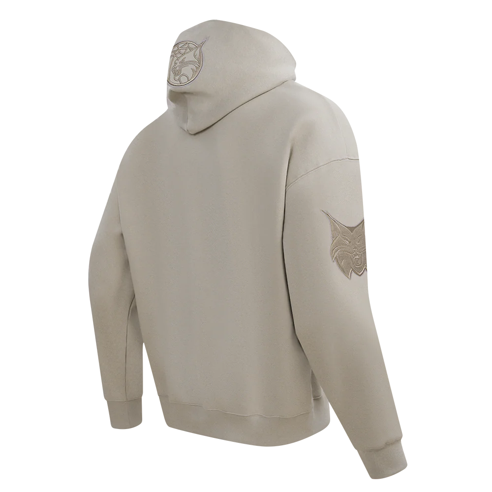 WNBA MINNESOTA LYNX NEUTRAL MEN'S DROP SHOULDER FLEECE PULLOVER HOODIE (TAUPE) - Image 6