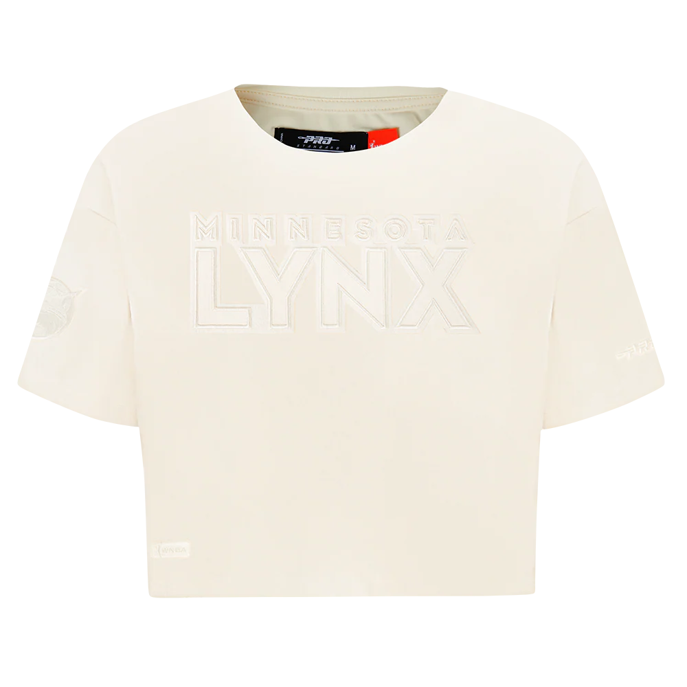 WNBA MINNESOTA LYNX NEUTRAL WOMEN'S SJ BOXY TEE (EGGSHELL) - Image 3