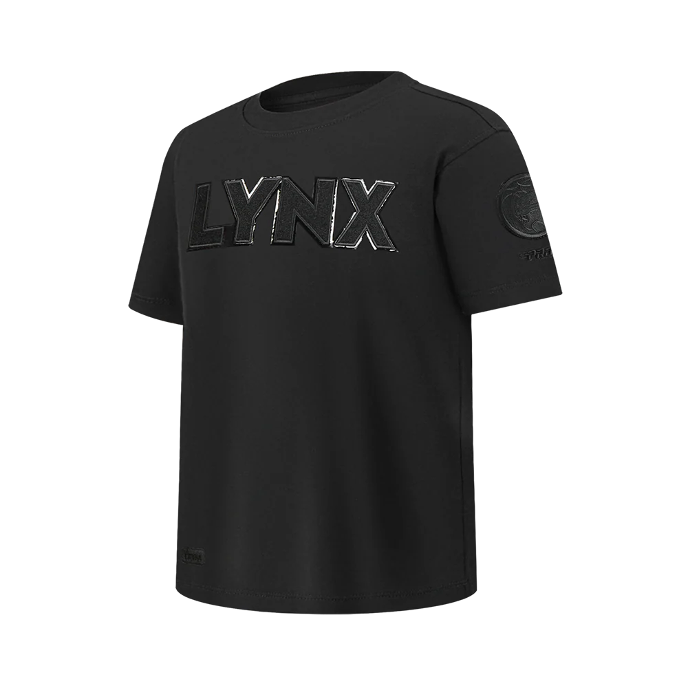 WNBA MINNESOTA LYNX TRIPLE BLACK BIG BOYS SS TEE (BLACK) - Image 2
