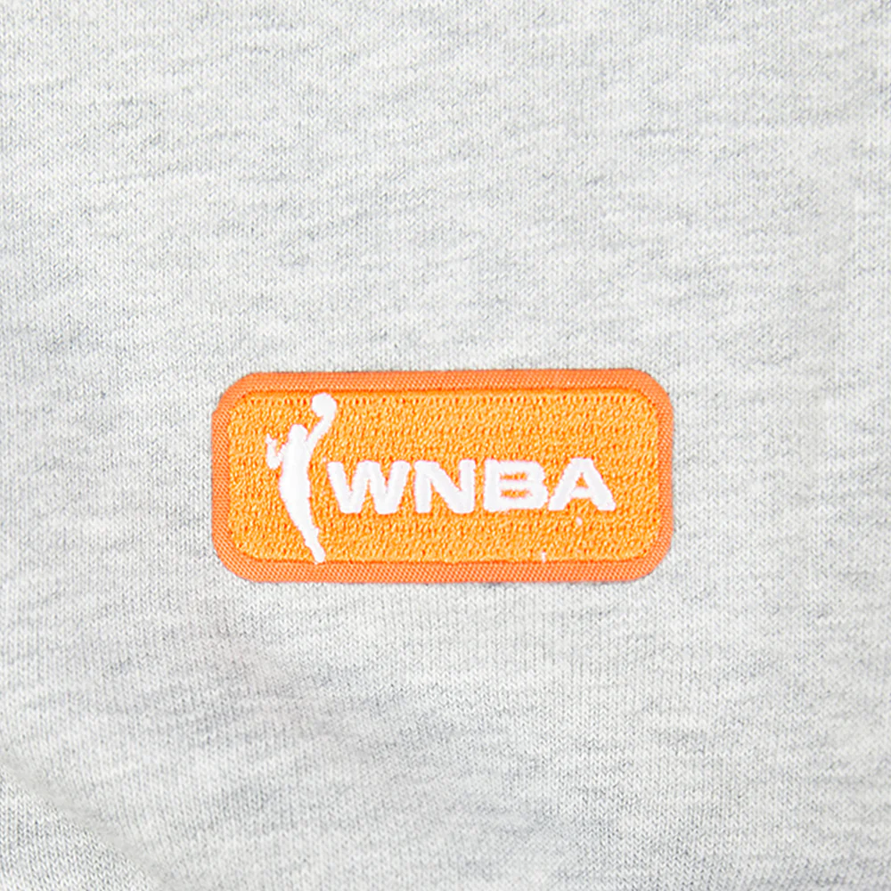 WNBA MINNESOTA LYNX CLASSIC ESSENTIALS WOMEN'S FLEECE CREWNECK (HEATHER GREY) - Image 7