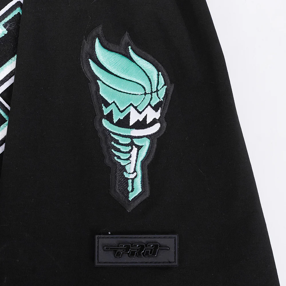 WNBA NEW YORK LIBERTY CITY RANSOM MEN'S SINGLE JERSEY TEE (BLACK) - Image 6