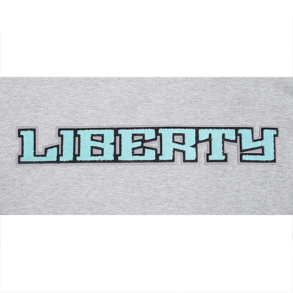 WNBA NEW YORK LIBERTY CLASSIC CHENILLE MEN'S SJ TEE (HEATHER GREY) - Image 11