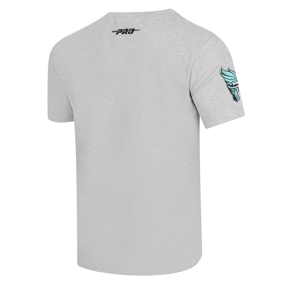 WNBA NEW YORK LIBERTY CLASSIC CHENILLE MEN'S SJ TEE (HEATHER GREY) - Image 6