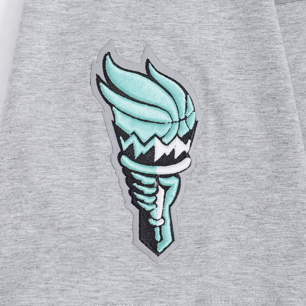 WNBA NEW YORK LIBERTY CLASSIC CHENILLE MEN'S SJ TEE (HEATHER GREY) - Image 9